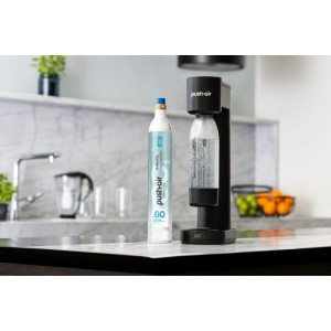 Dafi Saturator do wody PushAir czarny + nabój CO2 + butelka 0,7 L