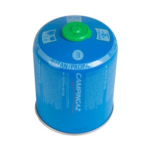 Butla gazowa Campingaz z mieszanką butanu/propanu do kuchenek i grillów kempingowych.