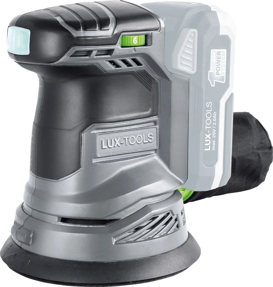 LUX-TOOLS Szlifierka mimośrodowa 20V 125 mm