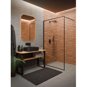 Invena Kabina prysznicowa walk-in Ramka 110x200 cm