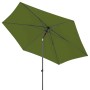 Parasol balkonowy Doppler MyZone Kiwi z funkcją pochylania na balkon lub patio.