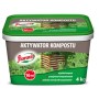 Aktywator kompostu Florovit w brązowo-zielonym opakowaniu, 4 kg.