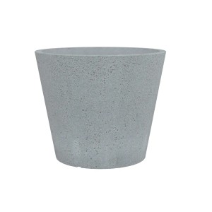Scheurich C-Cone doniczka, Ø 28,5 cm, Stony Grey, wygląd betonu, do użytku wewnątrz i na zewnątrz.