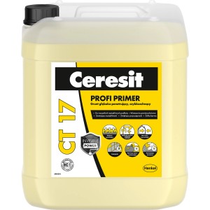 Kanister gruntu głęboko penetrującego Ceresit CT 17 Profi Primer.