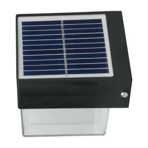 DPM Kinkiet solarny 2W 4000K 200lm IP65 kw. czarny