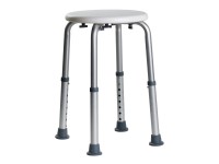 Masterline Taboret PRO biały regulowany okrągły