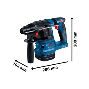 Bosch Professional Zestaw narzędzi GDR 18V-215 + GBH 18V-22 + GWS 18V-8