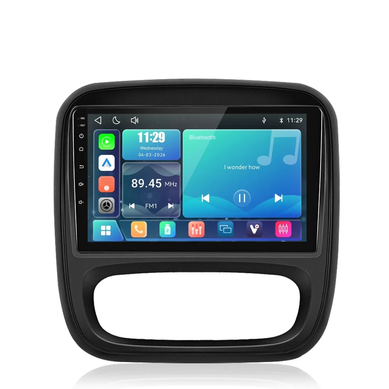 Junsun Radio Samochodowe Do Renault Trafic 3 2014-2021 Opel Vivaro B 2014-2018 Linux