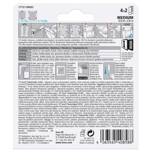 Tesa Powerstrips CLICK, samoprzylepne haczyki do ramek, 4x2 Medium.