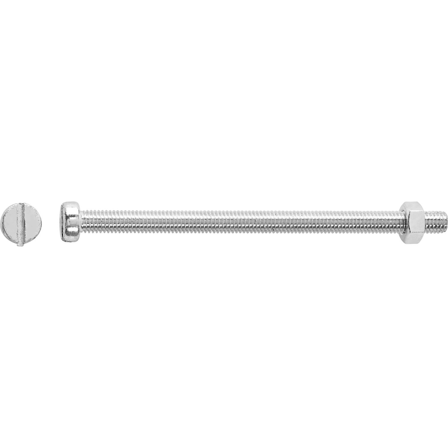 LUX-TOOLS Śruba + nakrętka z łbem walcowym ocynk SL 5x80mm 4szt._2