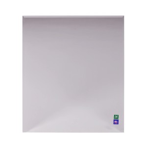 Prostokątne lustro, odpowiednie do łazienek i innych pomieszczeń.