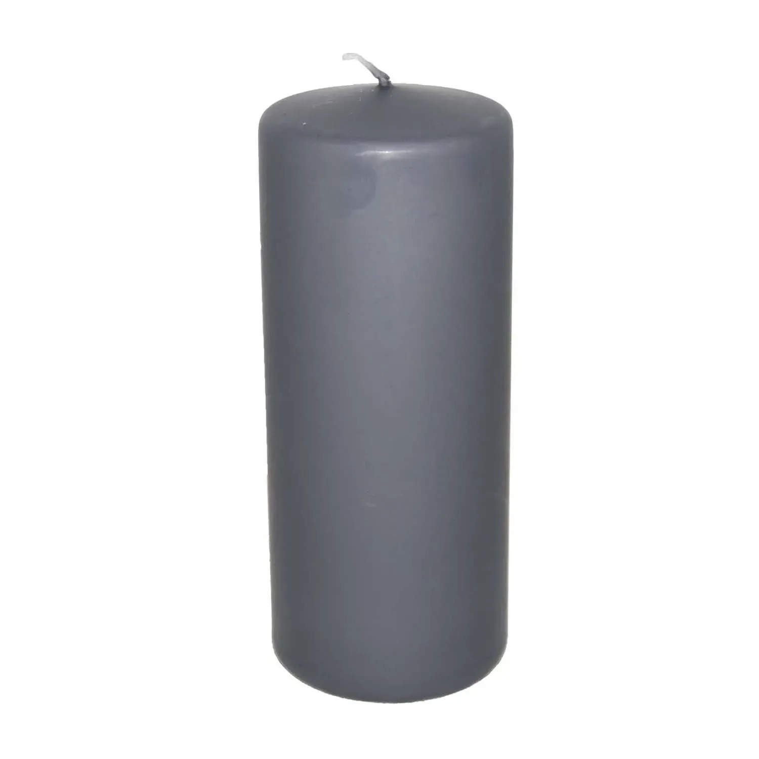 Świeca pieńkowa MAT szara 30 cm