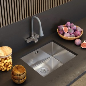 Granitan Bateria kuchenna ścienna Flexo szara