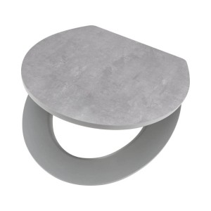 Szara deska sedesowa z kategorii Deski sedesowe.