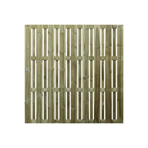 Panel ogrodzeniowy z naturalnego drewna do ogrodu