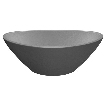 Kuchinox Umywalka Vela owalna granitowa szara 34x20x13