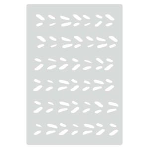 t.b.t. szablon do dekoracji ścian ze wzorem strzałek.