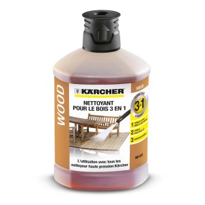 Kärcher Środek do czyszczenia drewna Plug n Clean, butelka 1 litr do myjek ciśnieniowych.