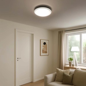 MiLAGRO Plafoniera LIRIA 2xE27 max. 15W czarna