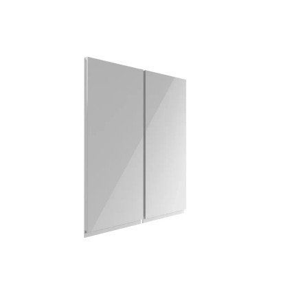 Front Verona do szafki narożnej korpus 28 x 71 cm grey metal