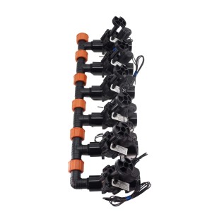 t.b.t. do nawadniania podziemnego, kolektor wielokrotny z zaworami.