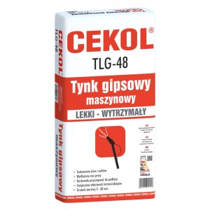 Cekol Tynk gipsowy maszynowy TLG-48 20 kg