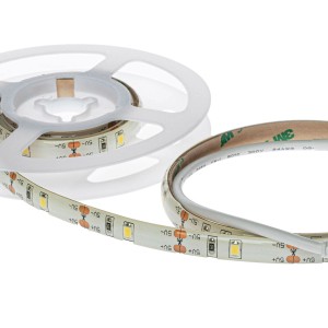 Zwinięta taśma LED t.b.t. z klejem, idealna do elastycznego oświetlenia.