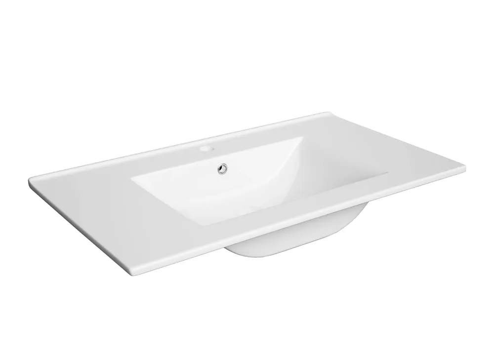 Defra Umywalka Metro z otworem 80 cm biała