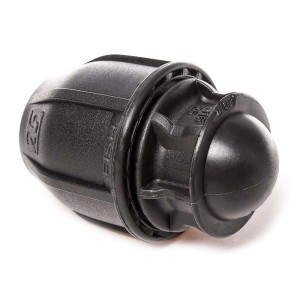 Czarna końcówka t.b.t. do nawadniania podziemnego.