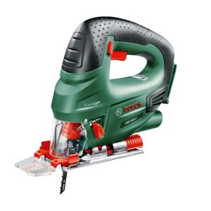 Zielona wyrzynarka akumulatorowa Bosch PST 18 LI do precyzyjnych cięć. Idealna do majsterkowania.