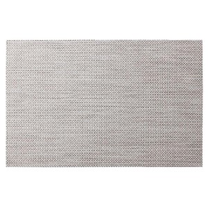 Szara podkładka na stół o drobnej strukturze splotu, pasująca do kategorii "Obrusy".
