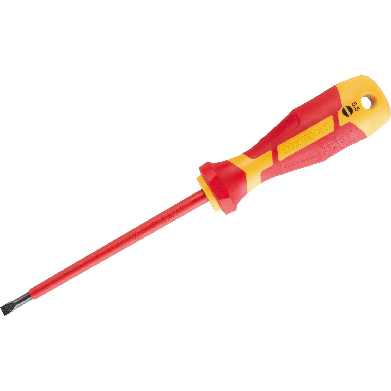 LUX-TOOLS Wkrętak VDE SL 5,5 x 125 mm
