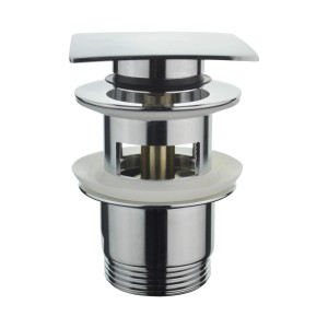 t.b.t. Syfon umywalkowy z kwadratowym zaworem chromowanym