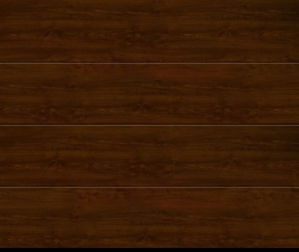 Automatyczna brama segmentowa IsoMatic 500 Planar Dark Oak - 250 x 212,5 cm