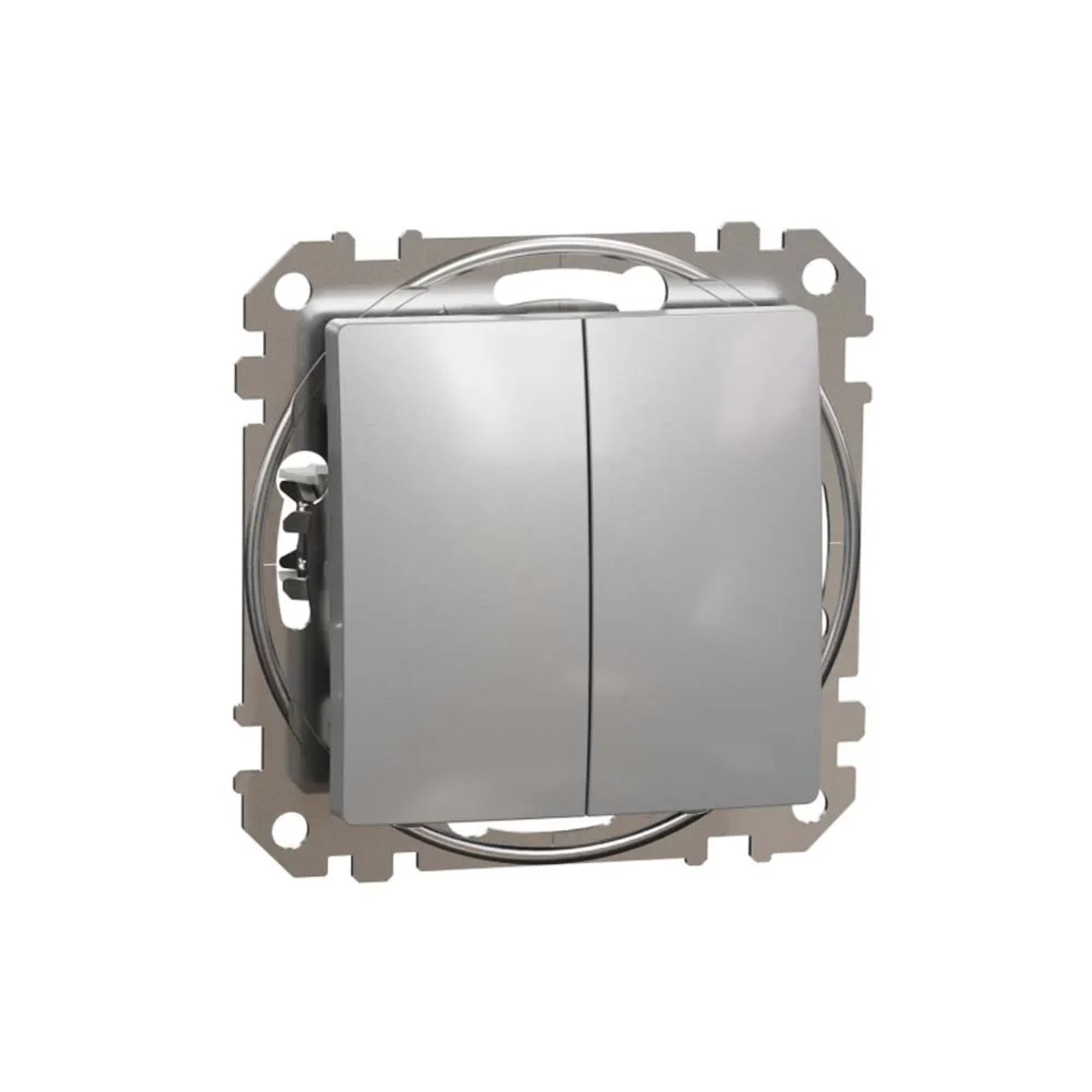 Schneider Electric Łącznik Sedna D&E podwójny aluminium