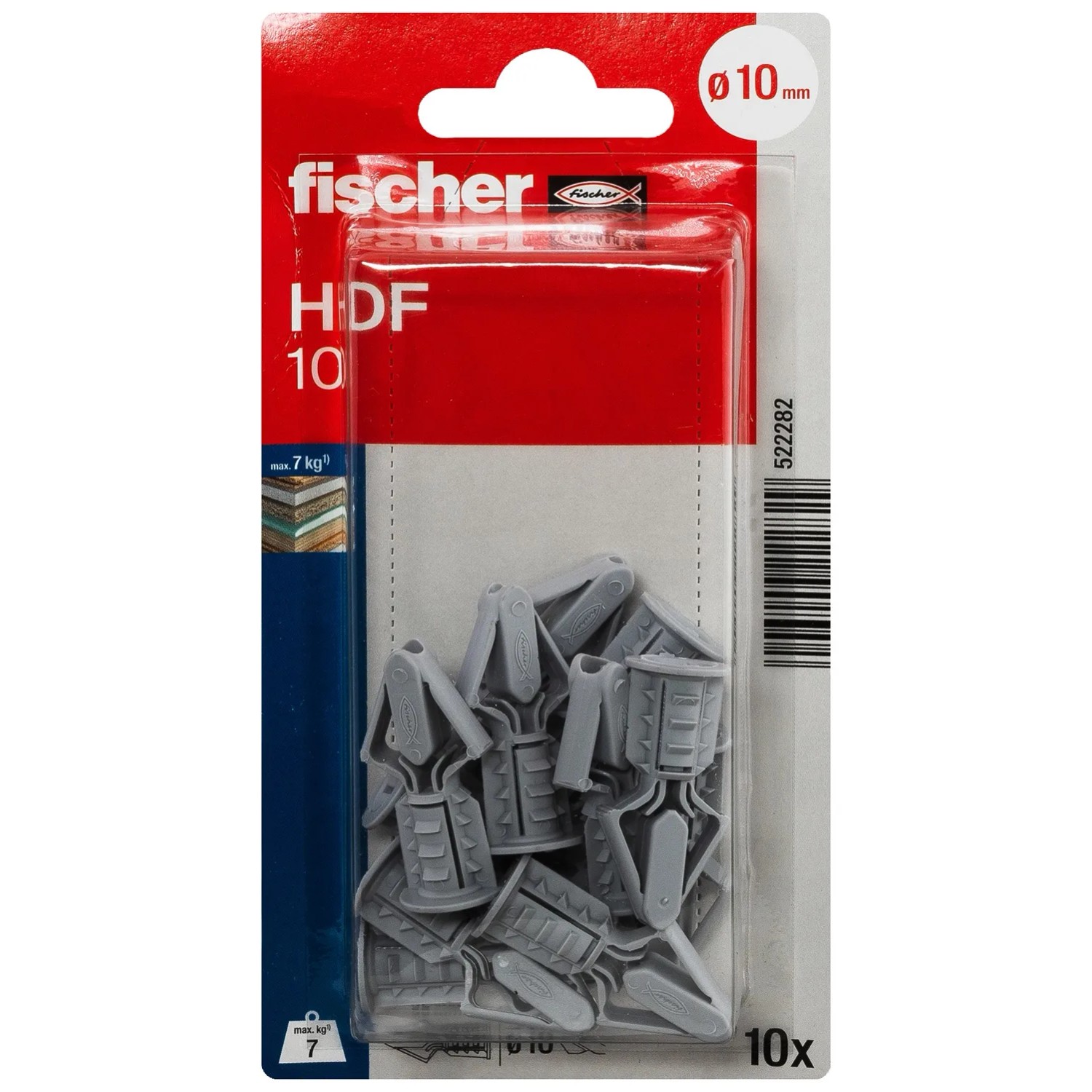 Fisher Kołek do GK HDF - 10 szt.