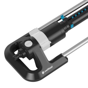 Zraszacz wahadłowy Cellfast, do równomiernego nawadniania trawnika.