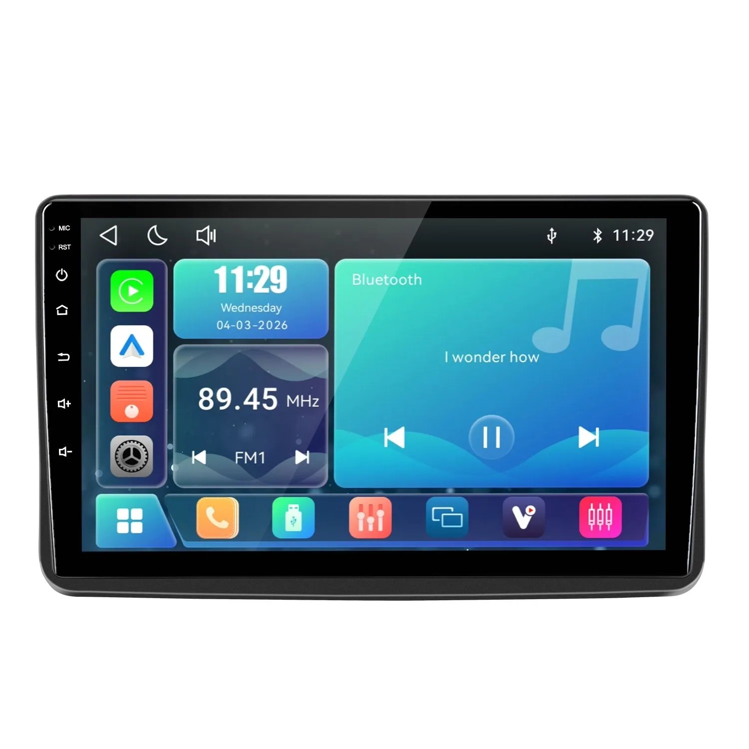 Junsun Radio Samochodowe Do Fiat Panda 169 2003-2012 Linux