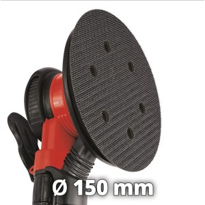 Szlifierka mimośrodowa pneumatyczna Einhell TC-PE 150 z tarczą szlifierską 150 mm do drewna, żelaza i tworzyw sztucznych.