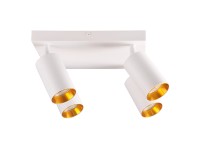 Goldlux Lampa sufitowa MARIBEL 4xGU10 biało-złota Goldlux Lampa sufitowa MARIBEL 4xGU10 biało-złota