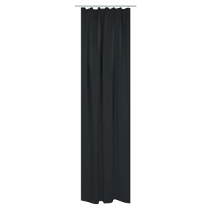 Zasłona DARK zaciemniająca na taśmie 140 x 270 cm czarna