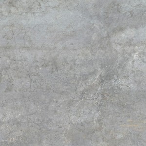 Szara płytka podłogowa o wyglądzie betonu, idealna do nowoczesnych przestrzeni mieszkalnych.