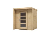 Domek ogrodowy Bratek z podłogą przeszklony - 204 x 202 cm, wys. 228,9 cm
