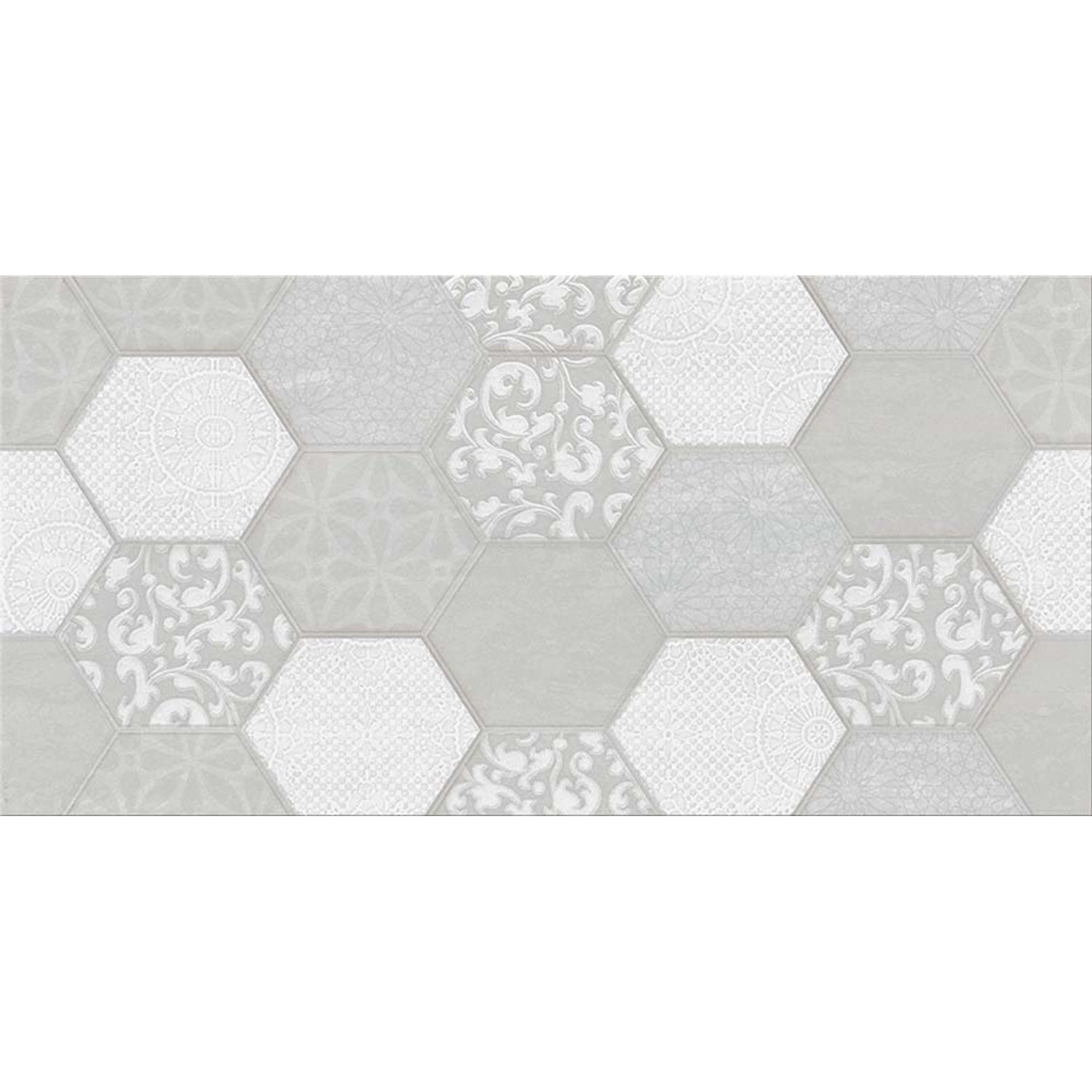 Dekor WATERLOO light grey structure 29,7 cm x 60 cm
