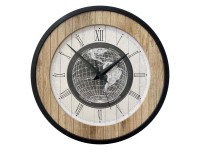 STYLER Zegar 3D CLOCK JACOB CL001 śr. 57 cm czarno-brązowy