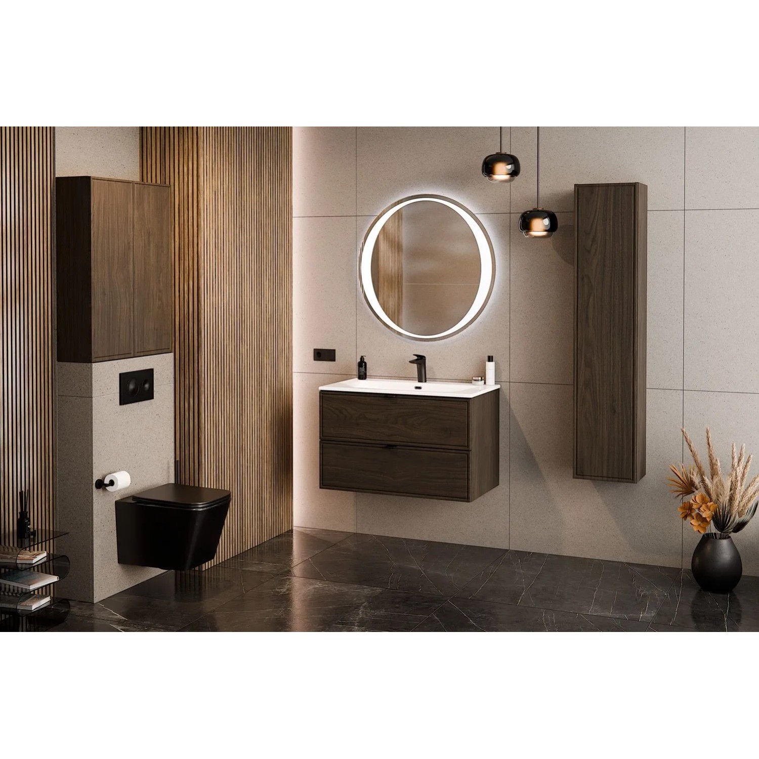 Slupek Terra orzech Villa 1D 140 cm 30x26x140_9