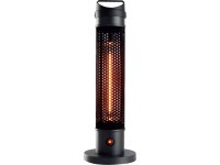 Elektryczny grzejnik Neptun czarny 20 x 20 x 65 cm