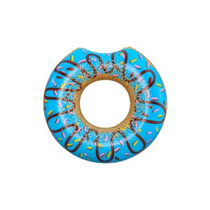 Koło do pływania Bestway Donut, niebieskie, Ø 107 cm, od 12 lat. Letnia zabawa w basenie.