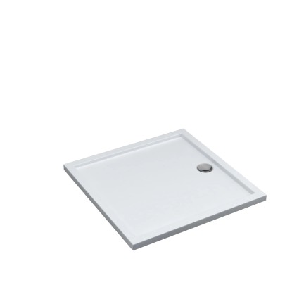 Schedpol Brodzik kwadratowy Larix 90 akryl biały