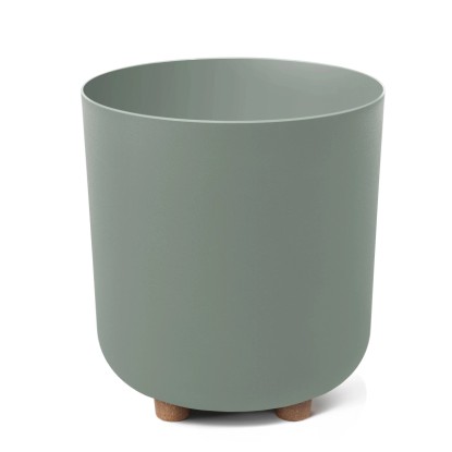 Osłonka Sofia szaro-zielona recycled - 24 cm